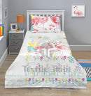 Cartoon Character Bed Sheet - Flamingo twin