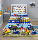 Cartoon Character Bed Sheet - Truck Vella