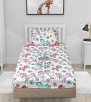 Cartoon Fitted Sheet - Unicorn Nursary