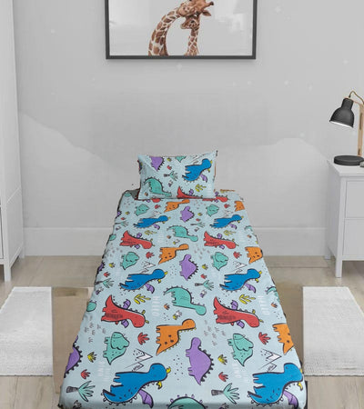 Cartoon Fitted Sheet - Dragons baby