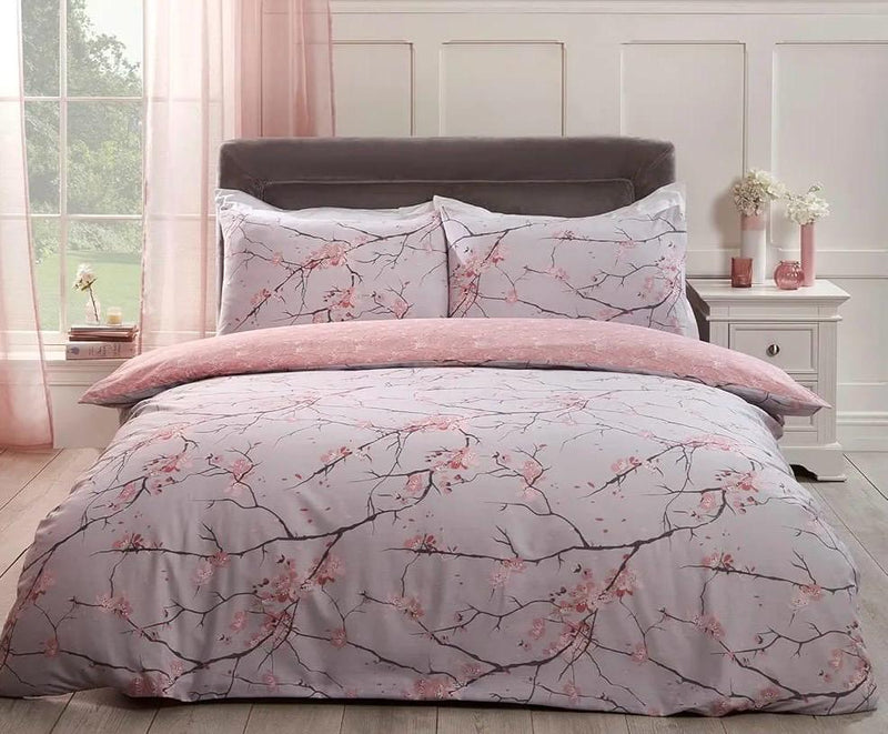 4 Pillow Digital Cotton Bed Sheet - Spring Blossom