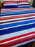2 Pillow Pure Cotton King size Bed Sheet -Strong stripes