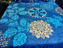 2 Pillow pure Cotton King size Bed Sheet -Bulkari