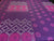 2 Pillow Pure Cotton King size Bed Sheet -Traditional purple