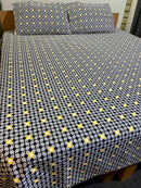 2 Pillow Pure Cotton King size Bed Sheet -Aroma starz