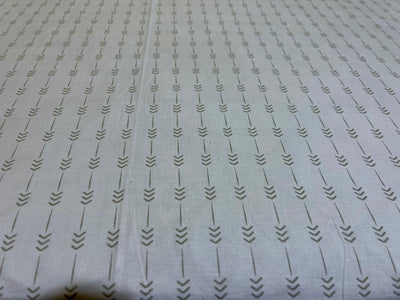 2 Pillow Pure Cotton King size Bed Sheet -Pearl roadline