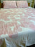 2 PillowCotton Satin King size Bed Sheet -Pinkoli
