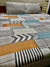 2 PillowCotton Satin King size Bed Sheet -Airoline patches.