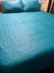 2 PillowCotton Satin King size Bed Sheet -Glossy shine.