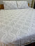 2 Pillow Pure Cotton King size Bed Sheet -Binding chain