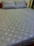 2 Pillow Pure Cotton King size Bed Sheet -Leather feel