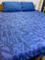 2 Pillow Pure Cotton King size Bed Sheet -Alphabet seeker