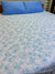 2 Pillow Pure Cotton King size Bed Sheet -Love dove