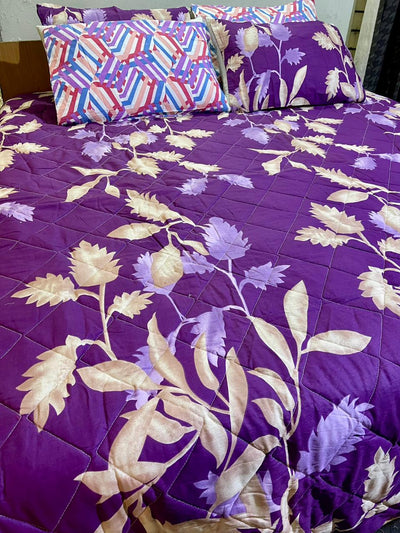 Quilted Reversible Bed Spread Set - Prapplez