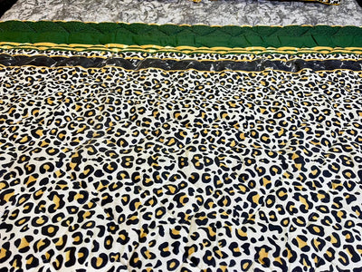 Quilted Reversible Bed Spread Set - Multi patchh