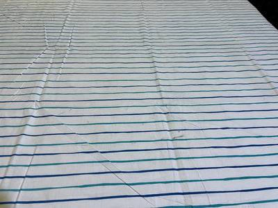 Cotton Single Bed Sheet With 1 Pillow -Multi linez
