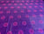 Cotton Single Bed Sheet With 1 Pillow -Purple rung