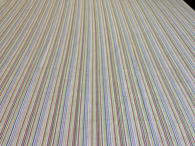 Cotton Single Bed Sheet With 1 Pillow -Multi liner