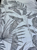 Satin Single Bed Sheet With 1 Pillow -Stolen leaves.