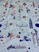 Cotton Single Bed Sheet With 1 Pillow -Flag ship