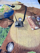 Cartoon Character Bed Sheet - Masha and bear together