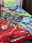 Cartoon Character Bed Sheet -All heros together