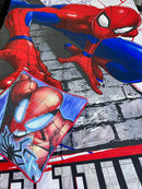 3Pc Cartoon Character Bed Sheet -Spiderman returns