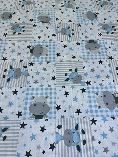 Cartoon Character Bed Sheet -Hipo kid