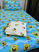 3 Pc Cartoon Character Bed Sheet - Minion hope