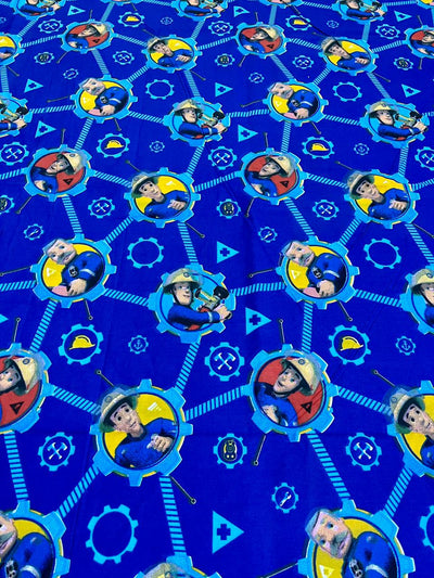 Cartoon Character Bed Sheet -Tools master