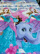 3 Pc Cartoon Character Bed Sheet -Princess luxry