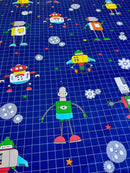 Satin Cartoon Character Bed Sheet -Doc Tan