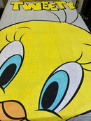 Cartoon Character Bed Sheet -Tweety blown