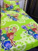 Cartoon Character Bed Sheet -Dolls party