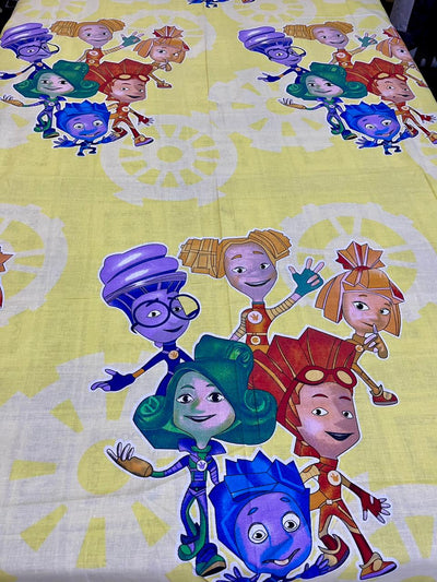 Cartoon Character Bed Sheet -Dolls party 2