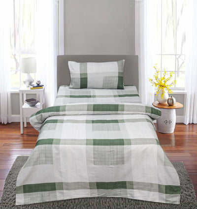 Single Bed Sheet With 1 Pillow - 00E24
