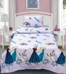 Cartoon Character Bed Sheet - Frozen