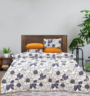 Quilted Reversib Bed Spread Set - Bloming Floral