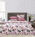 4 Pillow Cotton Satin Bed Sheet - Stella Roses