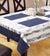 Digital Printed Table Cover (6-8 Seater) - Blue Border