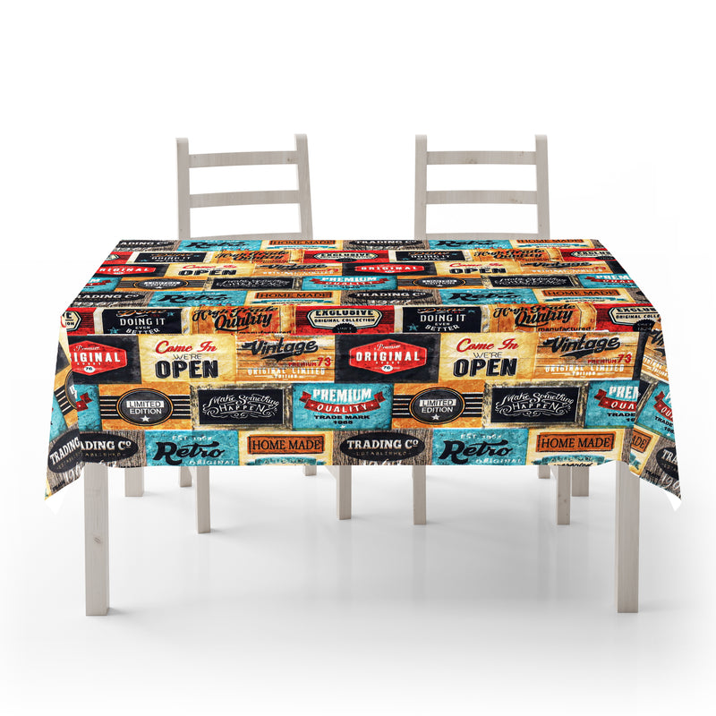 Digital Printed Table Cover for 6 & 8 Seater- Home Made
