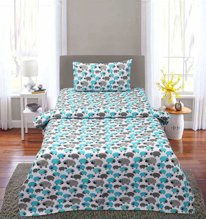 Single Bed Sheet With 1 Pillow - 00E42