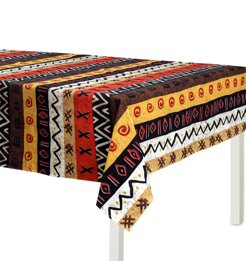 Digital Printed Table Cover For 6 & 8 Seater - Symbol Lines
