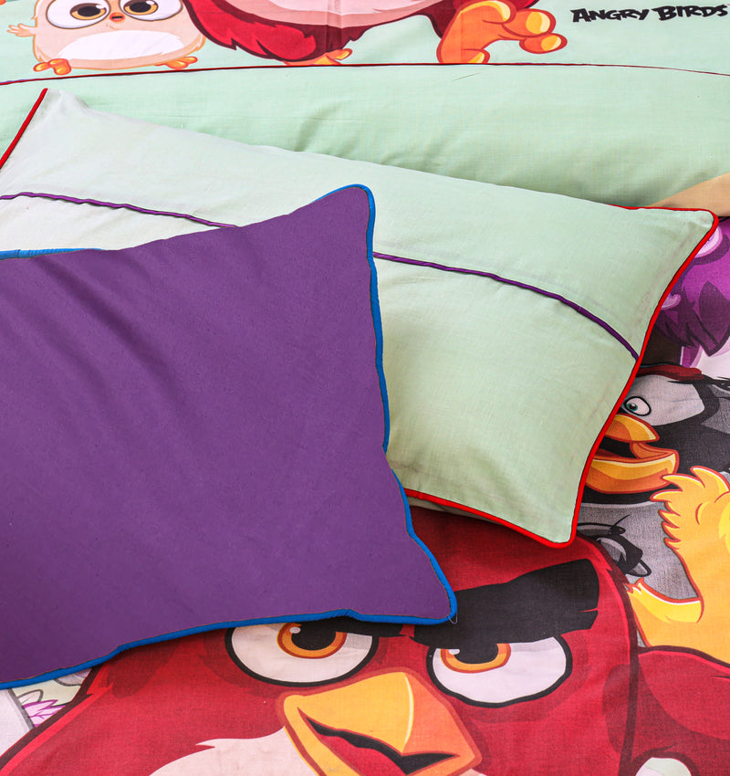 Clearance CartoonCharacter Bed Sheet - Angry Birds