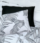 Quilted Reversible Bed Spread Set - Grey Trails