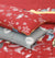 Quilted Reversible Bed Spread Set - Red Stars