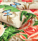 Single satin Bed Sheet With 1 Pillow - 606