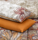 Quilted Reversible Bed Spread Set - Brown Grass