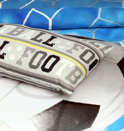 Cartoon Character Bed Sheet - Football madness