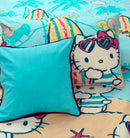 Cartoon Character Bed Sheet - Hello Kitty Beach